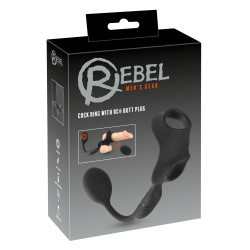 Rebel Men's Gear Ballstretcher Plug vibrant Ball Butt Rebel 6.5 x 4cm